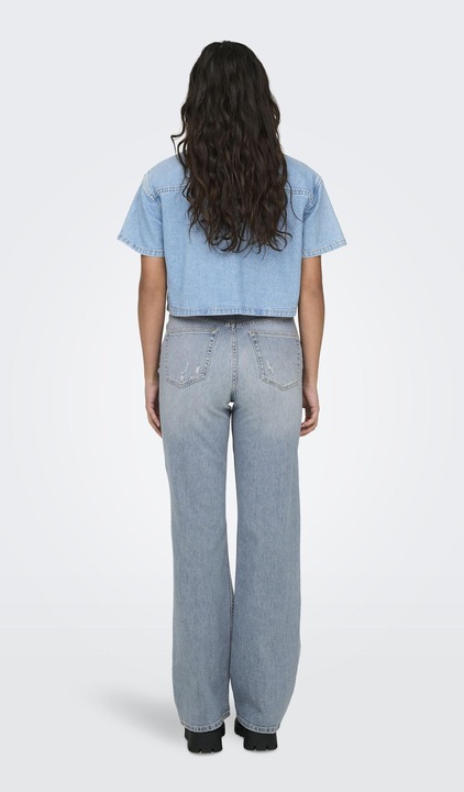 Produktbild Only ONLCAMILLE Hohe Taille Weiter Beinschnitt Jeans Jeans mit weitem Bein (28)