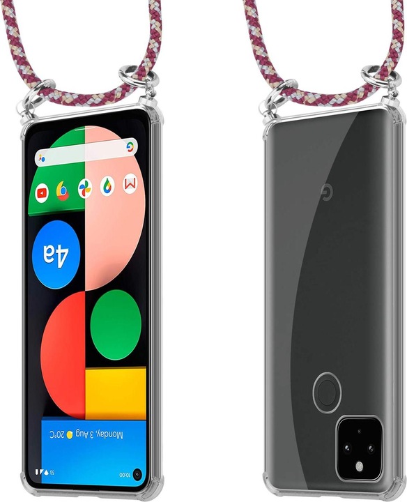 Produktbild Cadorabo TPU Handy Kette SILBER Cover
