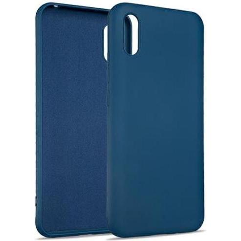 Partner Telecom Custodia in silicone Xiaomi Redmi 9a / 9at / 9i cover posteriore blu navy (Xiaomi Redmi 9A, Xiaomi Redmi 9AT), Cover smartphone, Blu