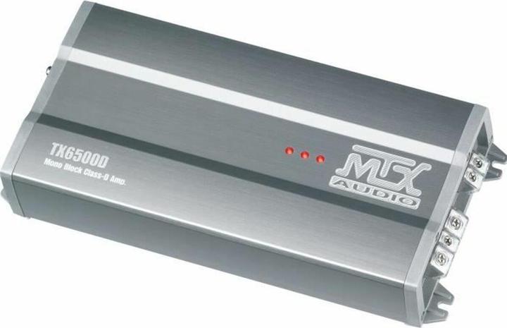 Actual product image MTX Audio MTX TX6500D amplifier 12V Mono Class D block 1 x 500 W RMS aluminum (Power amplifier)