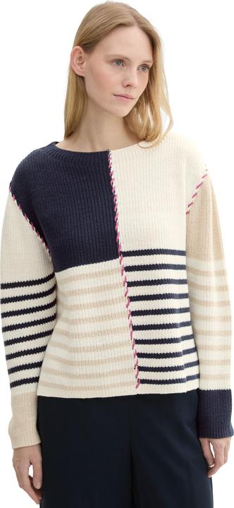 Produktbild Tom Tailor knit patched stripe pullover (XXL)