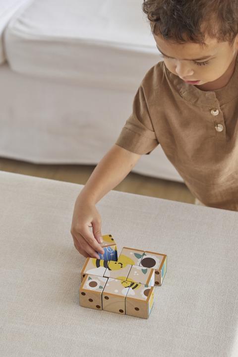 Produktbild Plantoys Tier Würfelpuzzle (9 Teile)