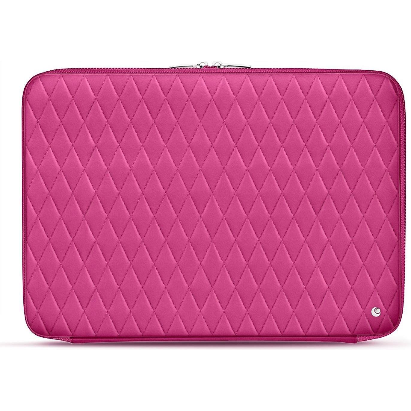 Noreve Lederhülle, Notebooktasche, Rosa