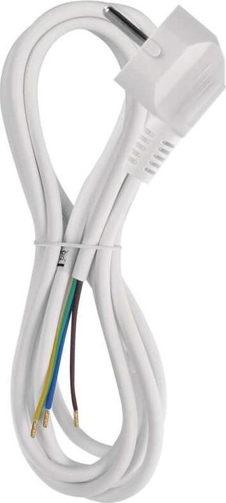 Produktbild Emos Netzkabel PVC 3x 0,75mm2, 2m, weiss (2 m)