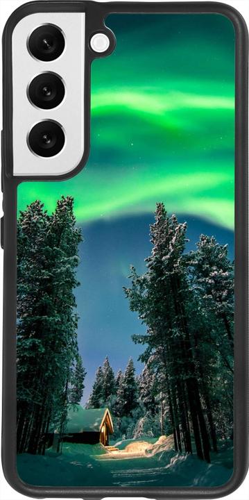 Immagine prodotto PhoneLook Cover Silicone Nero Inverno 22 Luci del Nord (Samsung Galaxy S22)