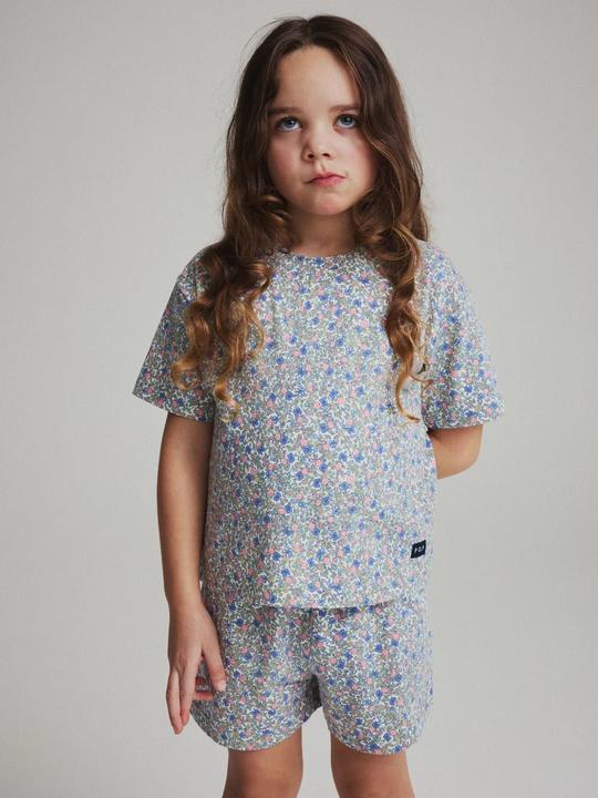 Produktbild PO.P Kurzes Kinder-Pyjama mit Blumen-Print (104, 98)