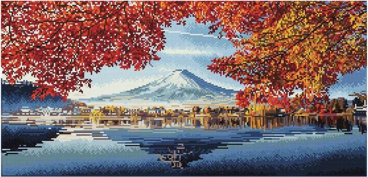Diamond Dotz Diamond Painting Mount Fuji Herbst
