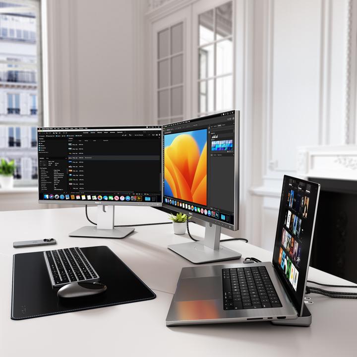 Produktbild Satechi Dual Dock Stand (USB-C, 9 Ports)