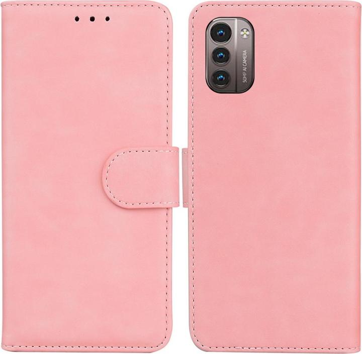 Actual product image Cover-Discount Nokia G11 / G21 - leather case cover pink (Nokia G11, Nokia G21)