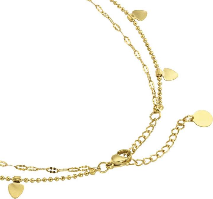 Produktbild Bijouteria Halsschmuck (Edelstahl, PVD Beschichtung (goldfarbig), 39 - 44 cm)