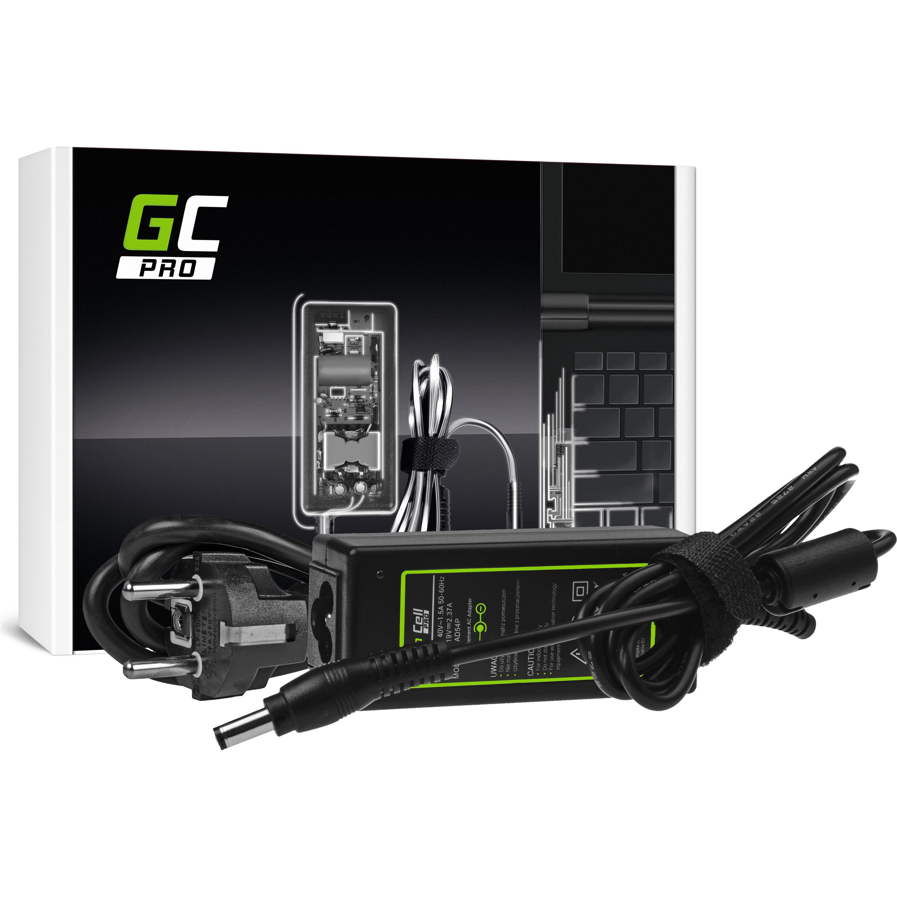 GreenCell Cell AD54P Netzteil & Spannungsumwandler Indoor (45 W), Notebook Netzteil, Schwarz