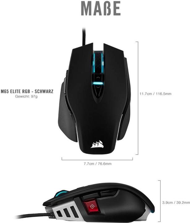 Immagine prodotto Corsair M65 Elite (Cablato)