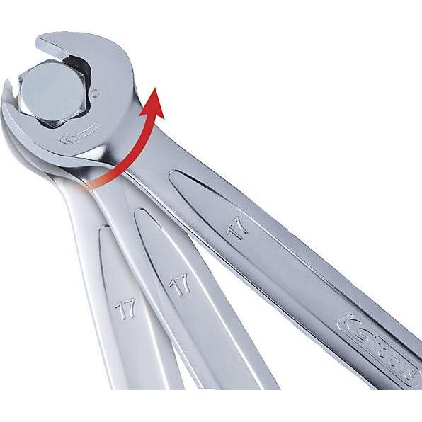 Thumbnail - KS Tools, Schraubenschlüssel, DUO GEARplus Ratschenringmaulschlüssel-Satz 503.5 (19 mm)