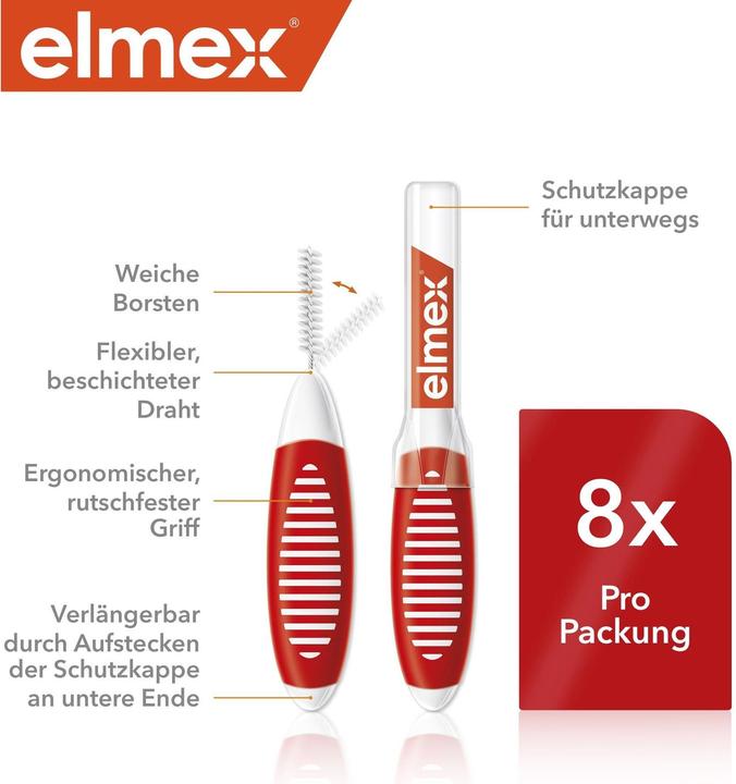 Produktbild Elmex Rot, Grösse 2 (8 x, 2 mm)