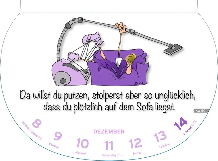 Immagine prodotto Heye Calendario illustrato Dumme Sprüche (21 x 29 cm, Copertina rigida, Tedesco)