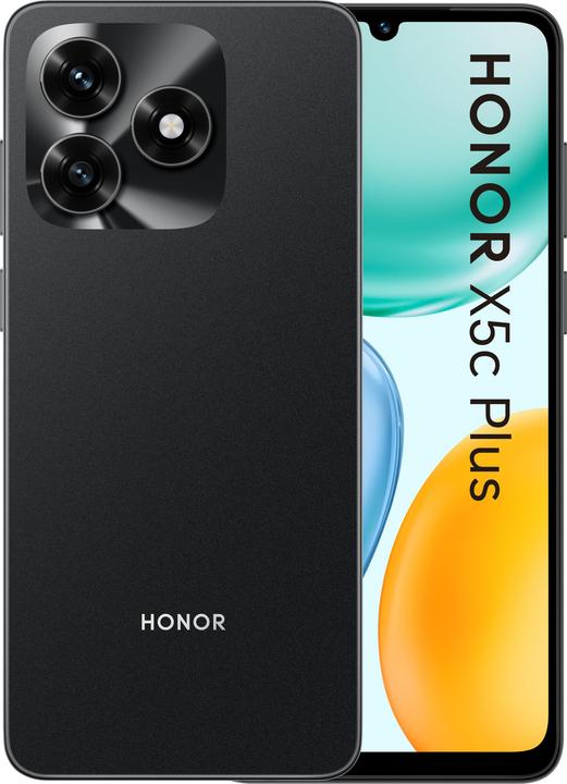 Image du produit Honor X5c Plus Phone, 128GB/4GB, Midnight Black (128 Go, Midnight Black, 6.74")