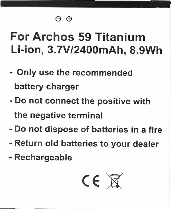 Immagine prodotto AccuCell Batteria Archos 59 Titanium, AC59TI