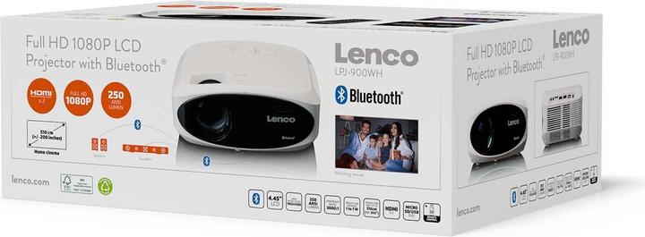 Productafbeelding Lenco LPJ-900WH (Volledige HD, 250 lm)