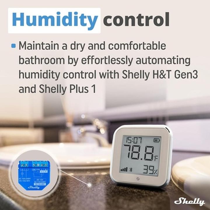 Produktbild Shelly H&T Gen 3 Ivory