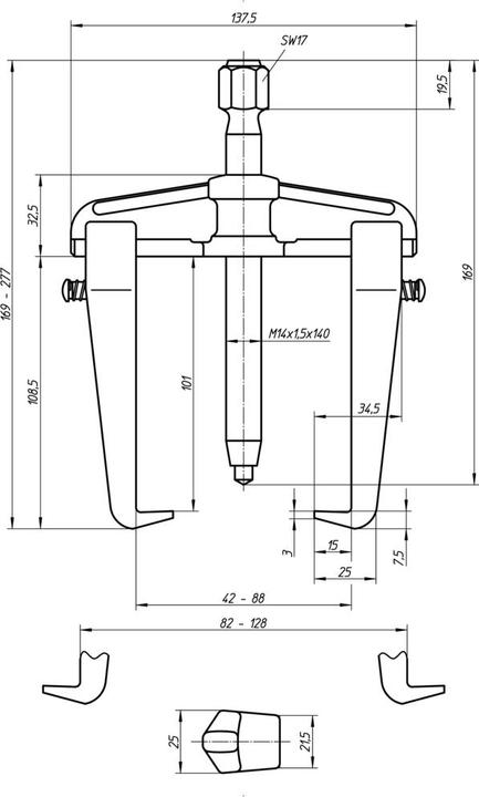 Actual product image Gedore Puller