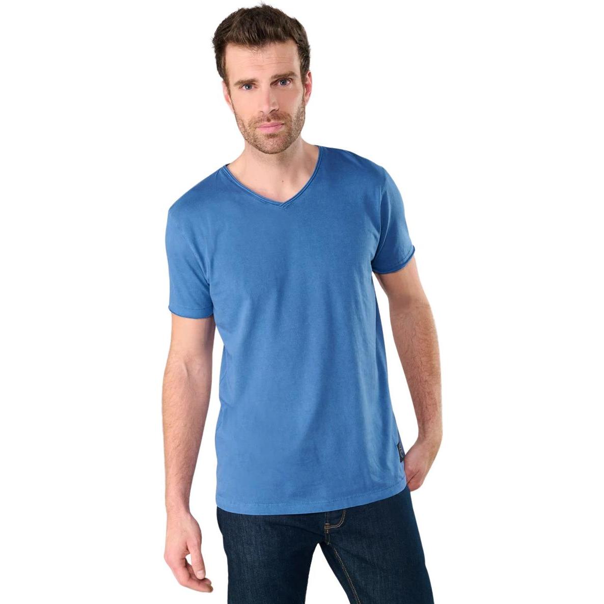 Le Temps Des Cerises, Herren, Shirt, t-shirt le teps des cerises gribs, Blau, (M)