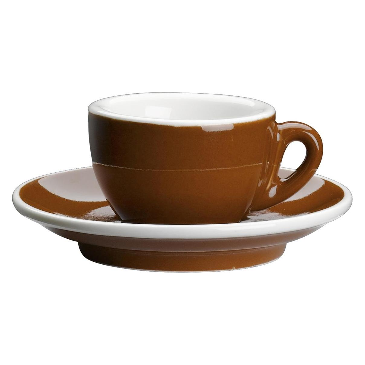 Cilio Roma Amarena 215120 Tazzina da Espresso, Porcellana, 11,8 x 11,8 x 5 cm