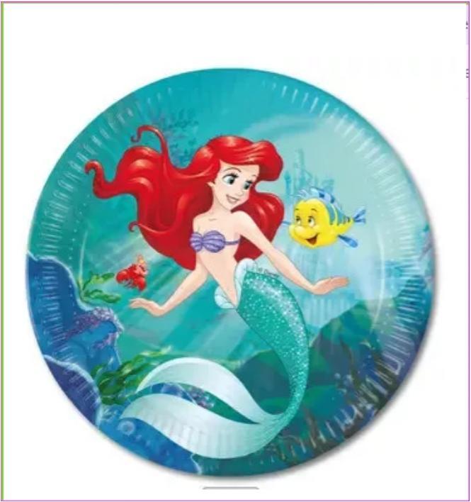 Image du produit Procos Disney Princess Assiette à gâteau Arielle