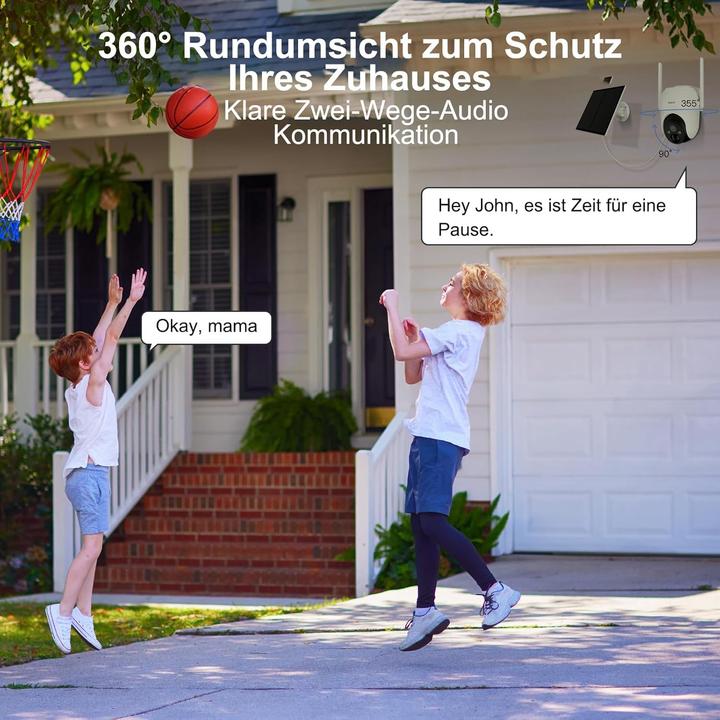 Produktbild Arenti GO2T+SP2-EU WLAN IP Überwachungskamera 2304 x 1296 Pixel (2304 x 1296 Pixels)