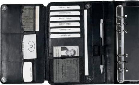 Produktbild Bind Managerplaner A5 Systemplaner inkl. Kalender 1 Woche = 2 Seiten Nappaleder schwarz T 500 (A5)