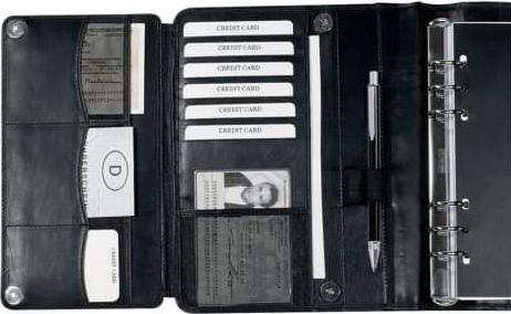 Image du produit Bind Manager Planner A5 Systemplanner incl. calendrier 1 semaine = 2 pages cuir nappa noir T 500 (A5)