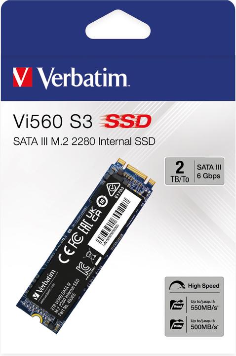 Image du produit Verbatim Vi560 (2000 Go, M.2 2280)
