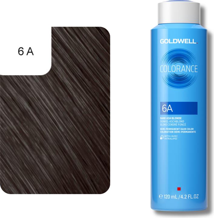 Image du produit Goldwell COLORANCE couleur cheveux demi-permanente #6A 120 ml (6A blond cendré foncé)