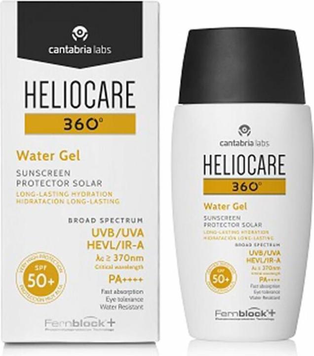Actual product image Heliocare 360° Water Gel (Sun cream face, SPF 50, 50 ml)