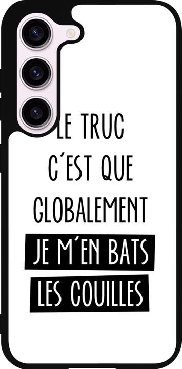 Actual product image PhoneLook Cover silicone black Le truc globalement bats les couilles (Samsung Galaxy S23)