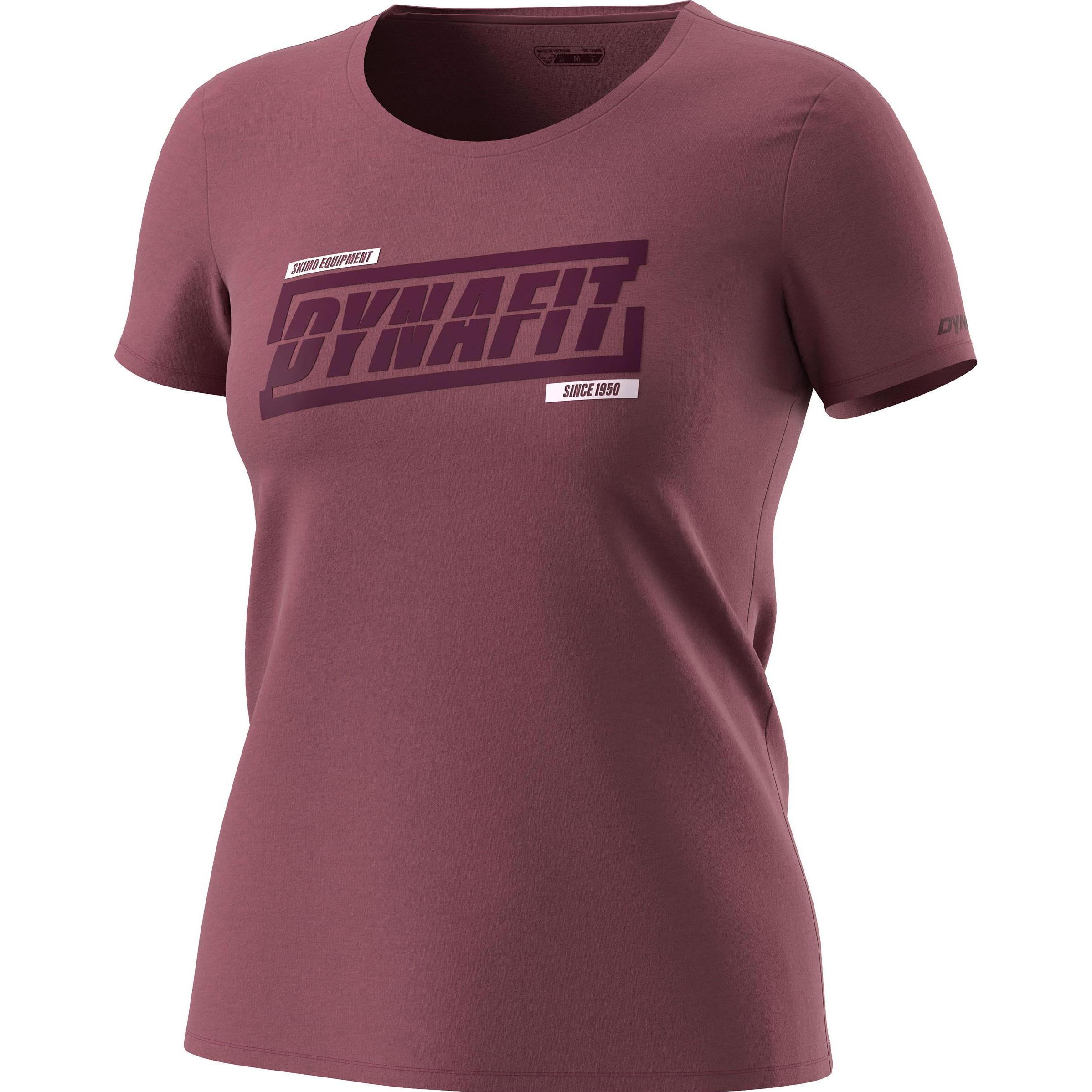 Dynafit, Damen, Shirt, Graphic Cotton S/S Tee, Rosa, (36, S)