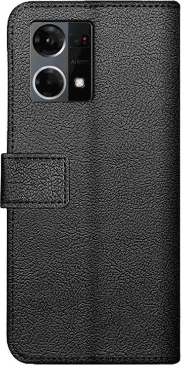 Produktbild Just in Case Pu-Leder Book HÃ¼lle Schwarz OPPO Reno7 (Oppo Reno 7)