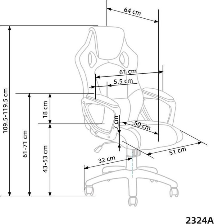 Immagine prodotto Domoletti Chair black 2324a
