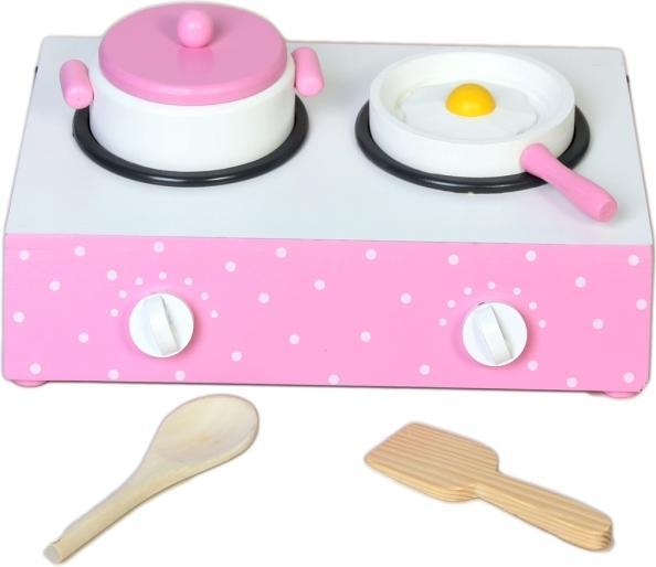 Produktbild Magni Trae LegeKomfur bord Pink m. prikker