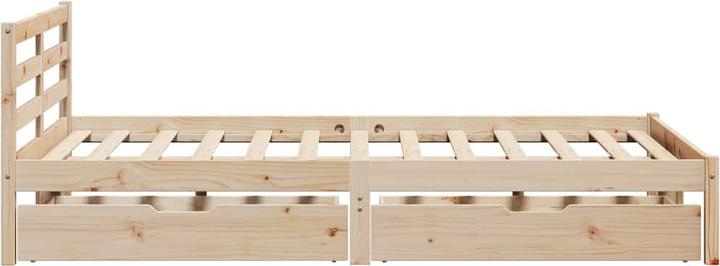 Actual product image vidaXL Bed without mattress 200x200 (200 x 200 cm)