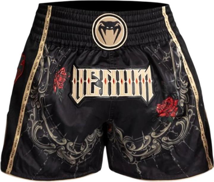 Produktbild Venum Santa Muerte 5.0 Muay Thai Shorts Deep Black Gold (L)
