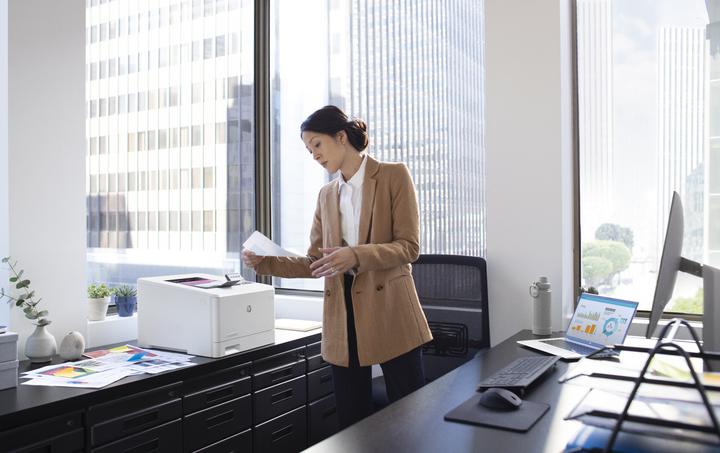 Actual product image HP Color LaserJet Enterprise M455dn (Laser, Colour)