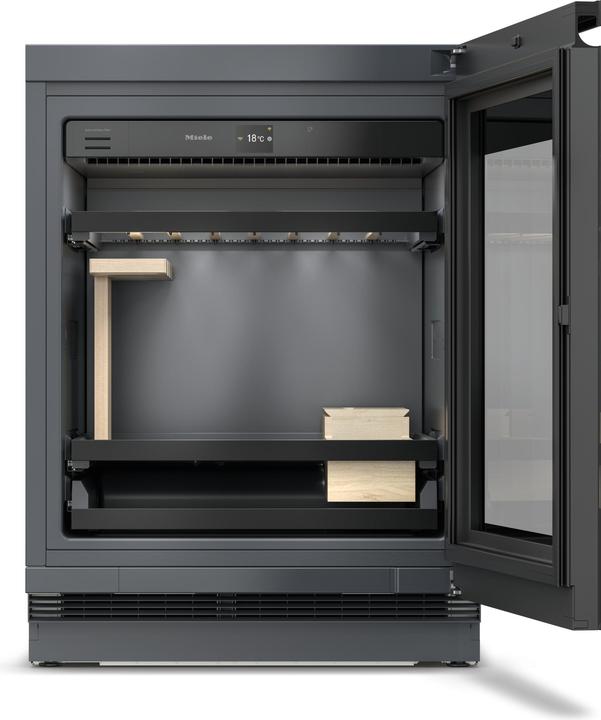 Immagine prodotto Miele KWTUS 7055 F Unterbau-Weintemperierschrank Obsidianschwarz Glas 12519500