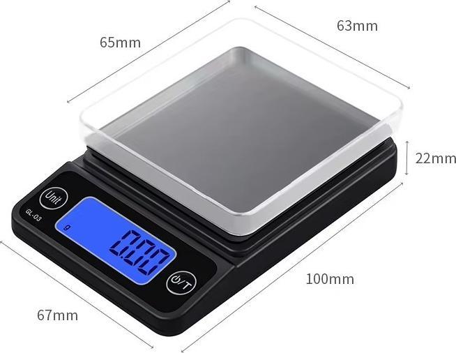 Actual product image Swissdetector Electronic scale - Multifunction - coffee - 500g / 0,1g