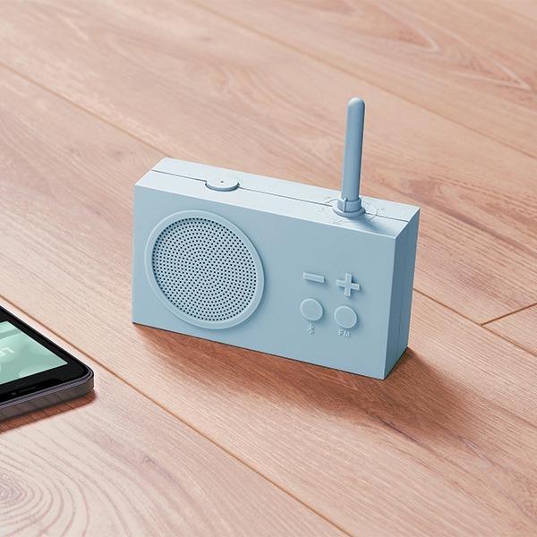 Image du produit Lexon TYKHO3 Radio FM et haut-parleur sans fil Bleu clair (FM, Bluetooth)