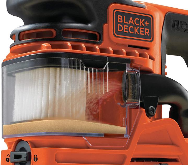 Immagine prodotto Black & Decker Levigatrice orbitale 270W DUOSAND (Levigatrice orbitale, 270 W)
