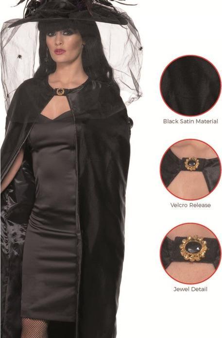 Produktbild Smiffys Deluxe Witch Cape (One Size)