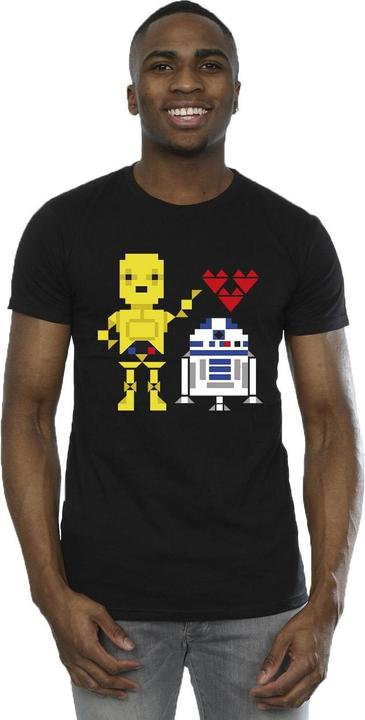 Immagine prodotto Star Wars Heart Robot Maglietta Uomo (S)