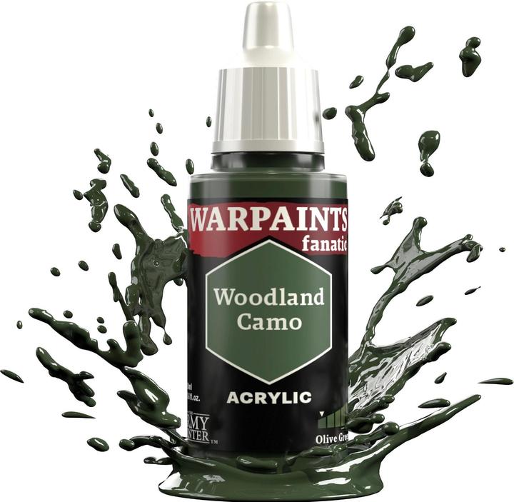 Produktbild The Army Painter Farbe Warpaints Fanatic: Woodland Camo 18 ml