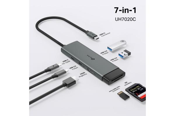 Produktbild TP-Link USB TYPE-C 7-PORT HUB (USB-C, 7 Ports)