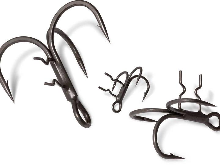 Actual product image Quantum Claw Treble Hooks